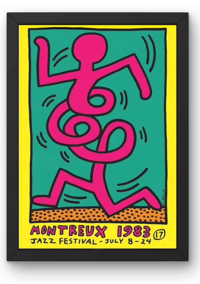 Keith Haring, Montreux Jazz Festival 1983 (Pink)