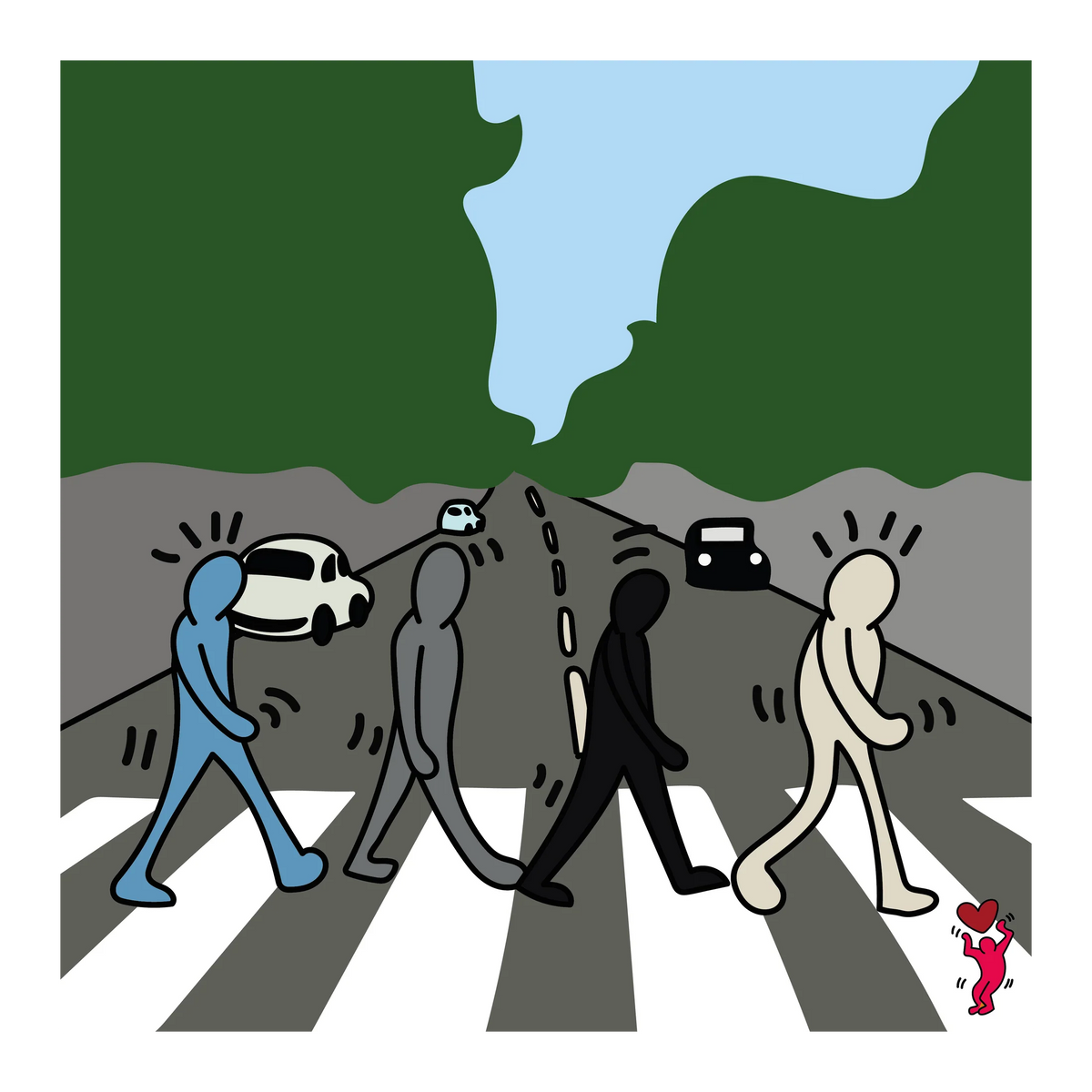 TBOY, Abbey road mini album, art for sale from smolensky gallery