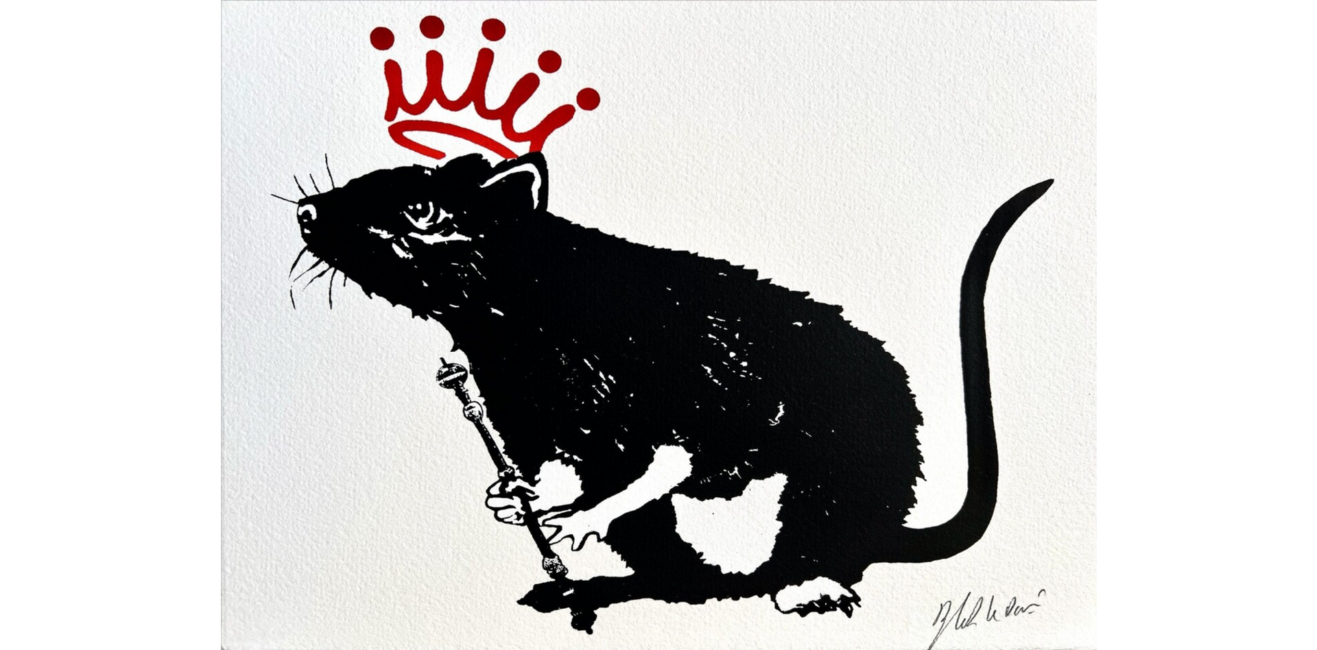 Black Rat King an Original Hand Painted King 