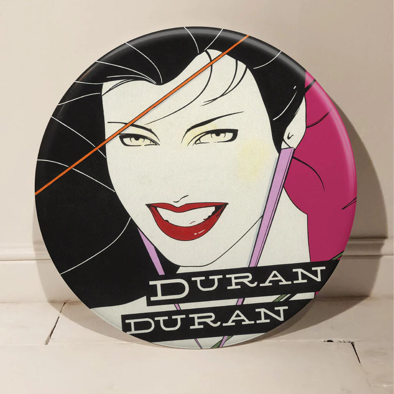 Tape Deck Art Duran Duran Giant 3D Badge 