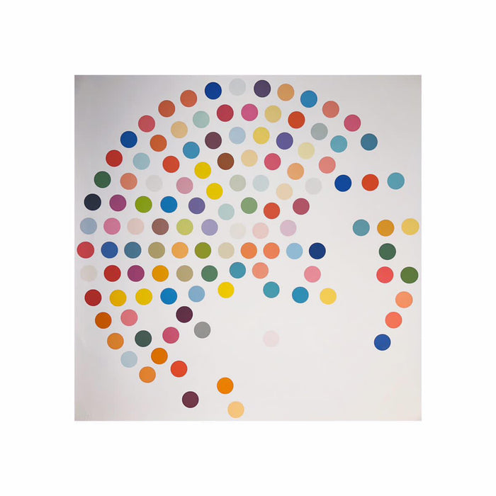 Epi, N-Methylpyrrolidone, 2024 for sale print with spots similar to Damien Hirdst 