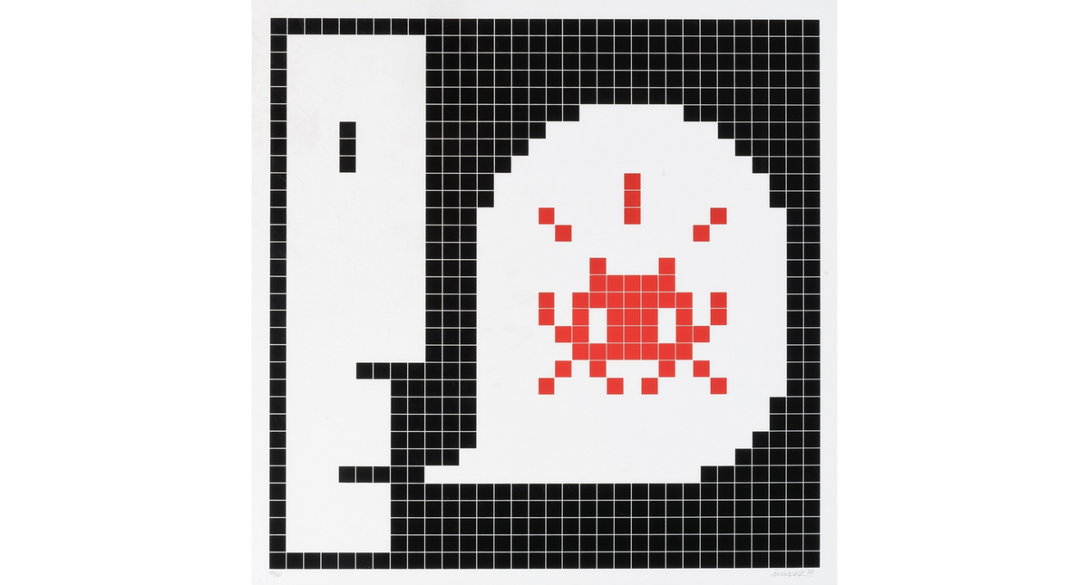 Invader, Alert (Red), 2021 - Smolensky Gallery