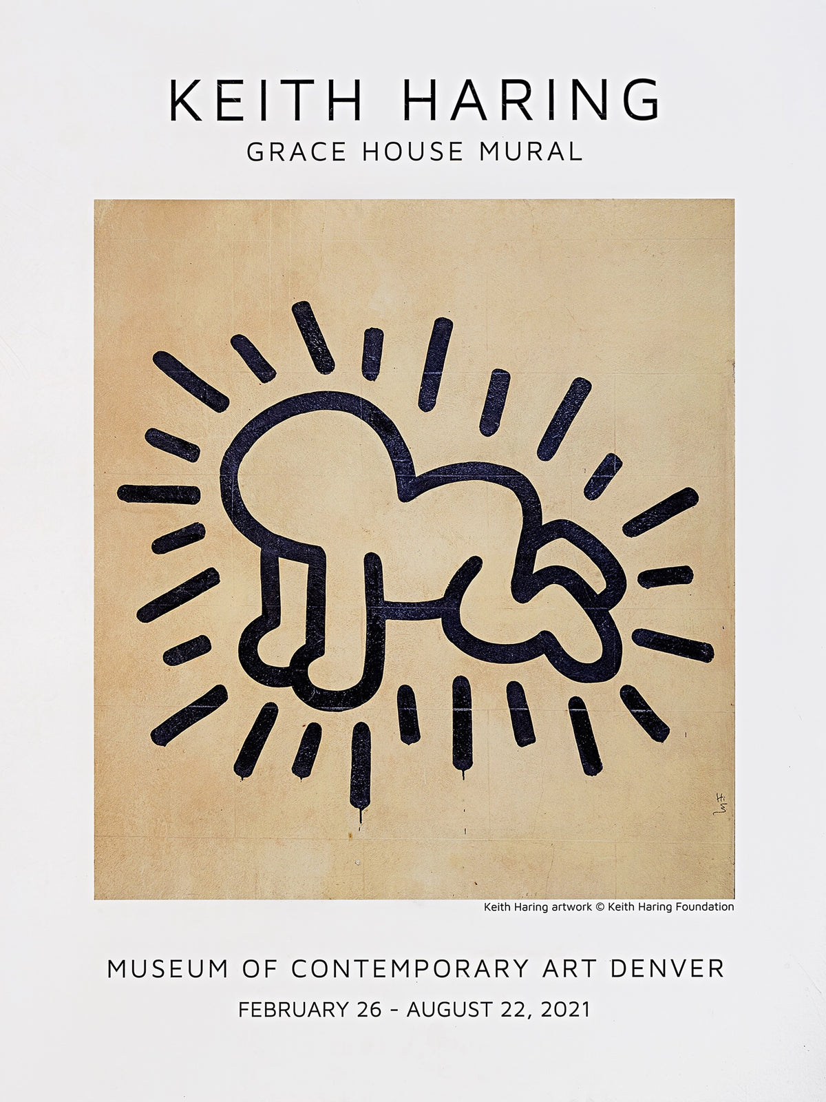 Keith Haring, Grace House Mural, 2021