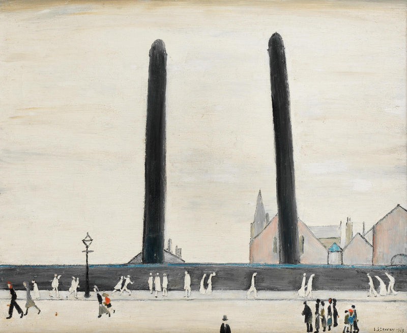 L.S. Lowry, Street Scene, 1965