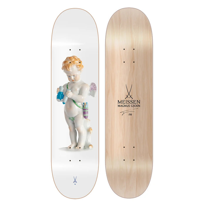 Magnus Gjoen x Meissen, Cupid (Love Not War) Skate Deck, 2022 - Smolensky Gallery