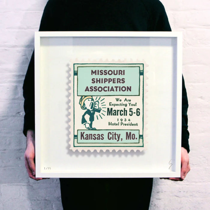 Guy Gee Art - MISSOURI stamp art- Contemporary Art Gallery 