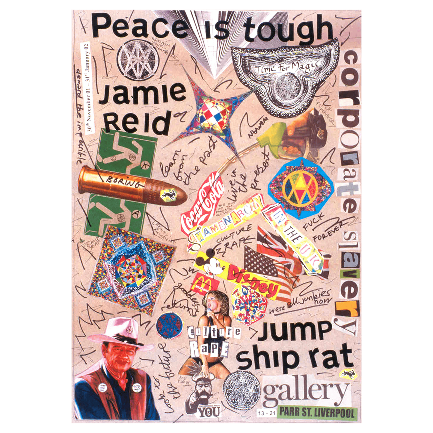 Jamie Reid, Peace Is Tough, 2021