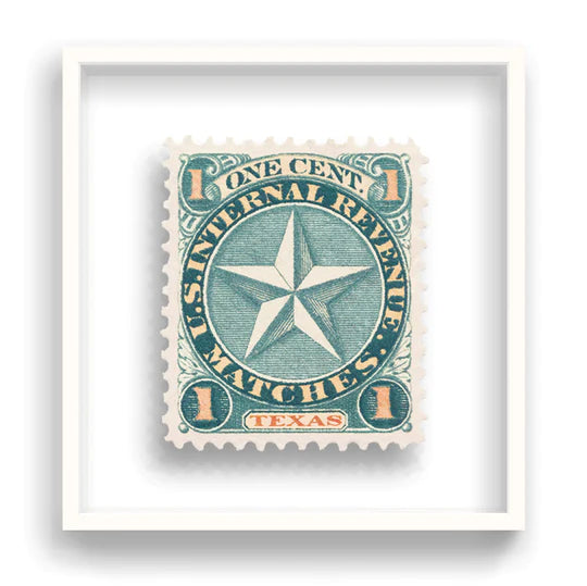 Guy Gee Art - TEXAS stamp art- Contemporary Art Gallery 