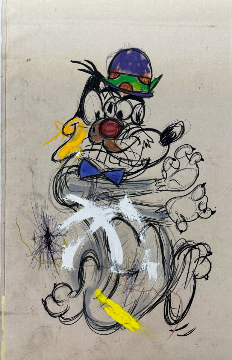 Tony Pharo, Always Running But From What, original art for sale from Smolensky Gallery 