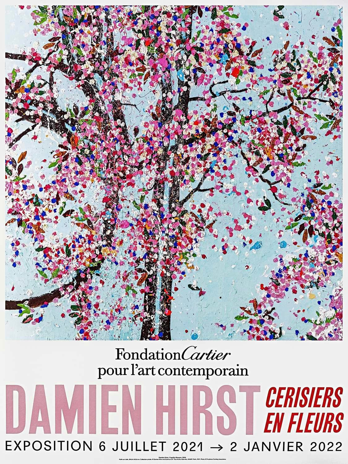 Damien Hirst, The Set of 6 Foundation Cartier Cerisiers En Fleurs Cherry, 2021