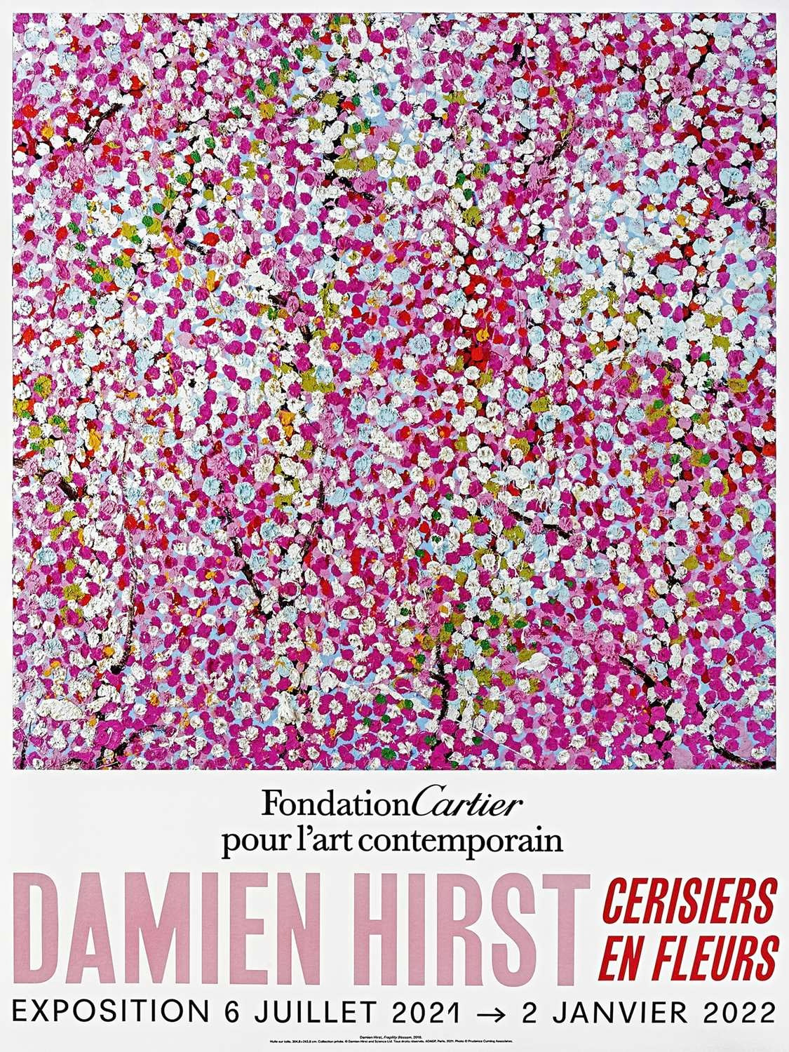 Damien Hirst, The Set of 6 Foundation Cartier Cerisiers En Fleurs Cherry, 2021