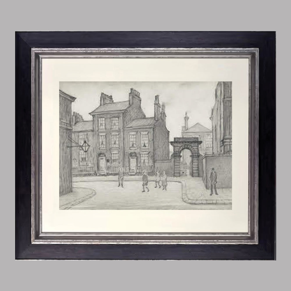 L.S. Lowry, County Court Salford, 1972 ,prints for sale from Smolensky gallery