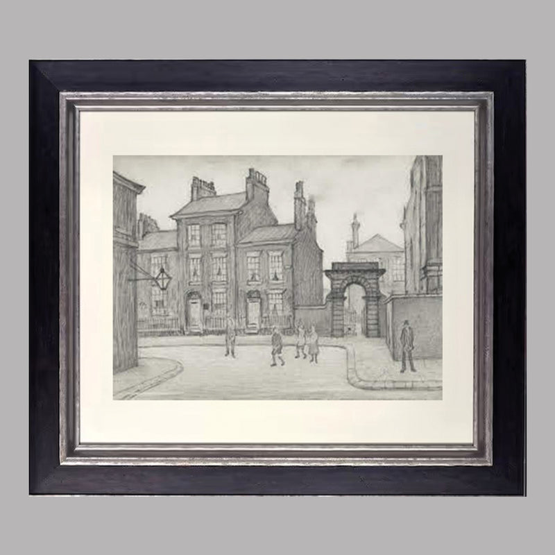 L.S. Lowry, County Court Salford, 1972 ,prints for sale from Smolensky gallery