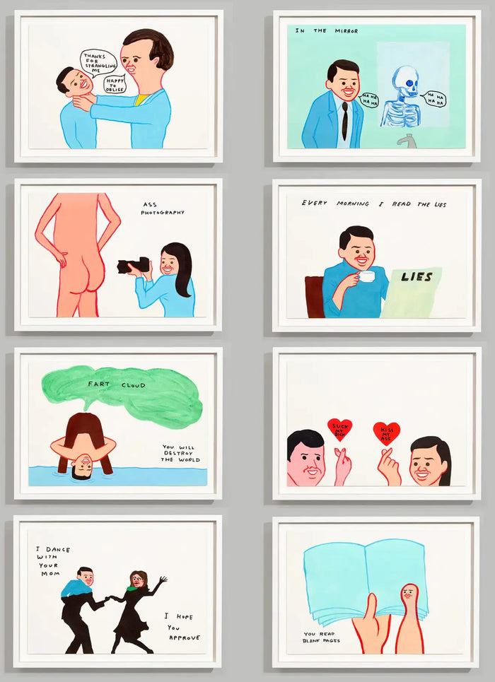 David Shrigley + Joan Cornellà Vote (Set of 8) - Smolensky Gallery