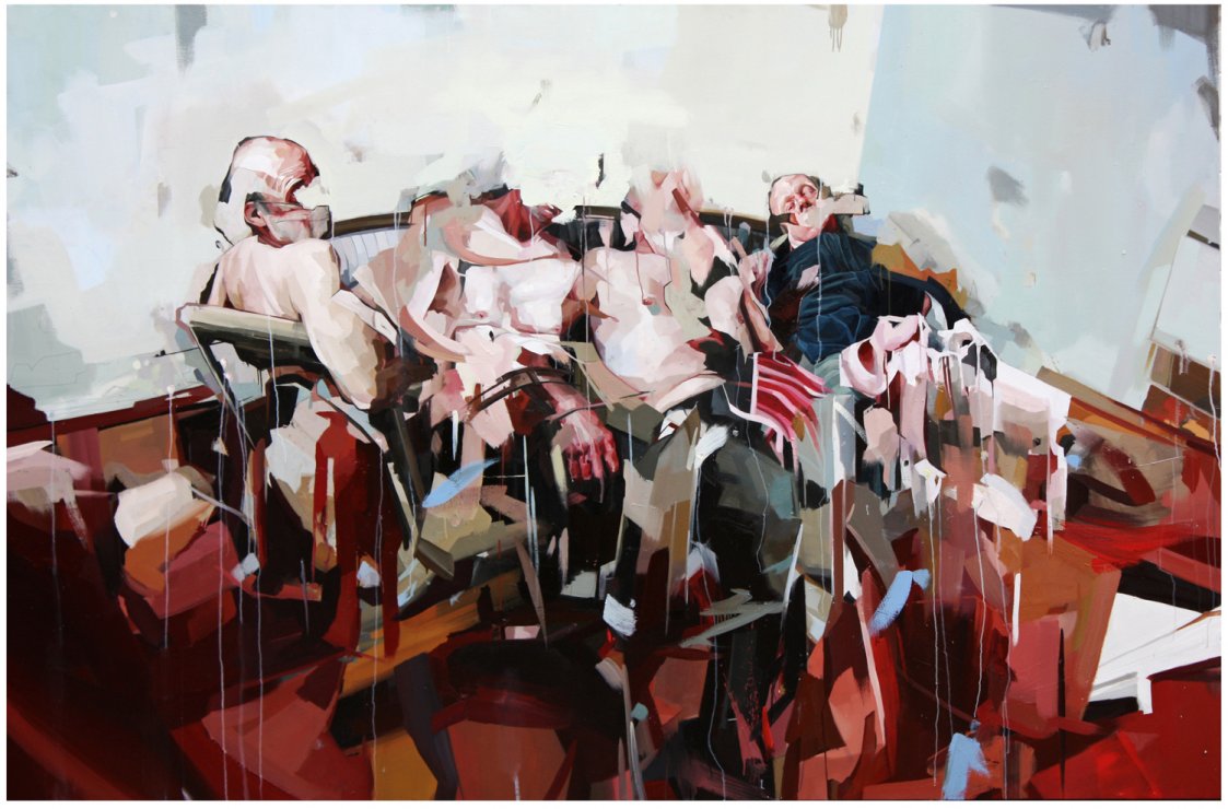 Benjamin Cohen, Study of Four Figures and an Interior, 2011