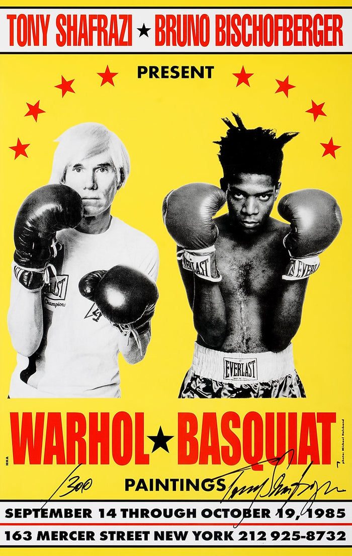 Warhol x Basquiat, Boxing Anniversary Edition Poster, 2015