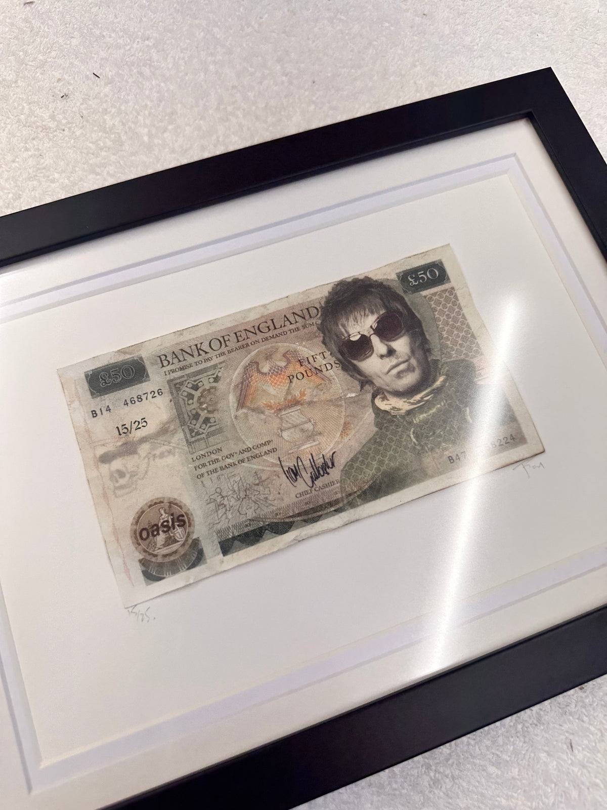 Liam £50 bank note