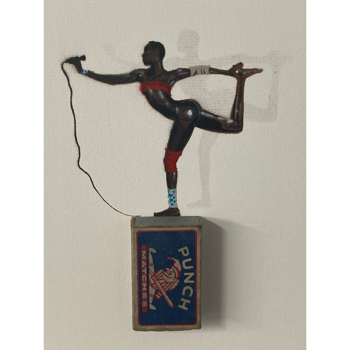 'Here's Grace' on vintage matchbox - Smolensky Gallery