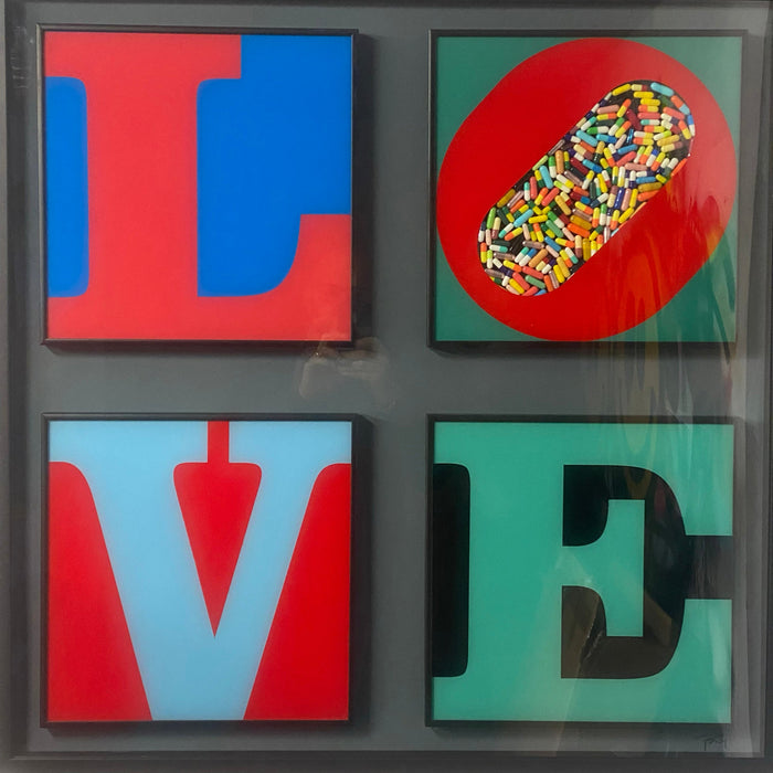 'Love is a drug' quad edition - Smolensky Gallery