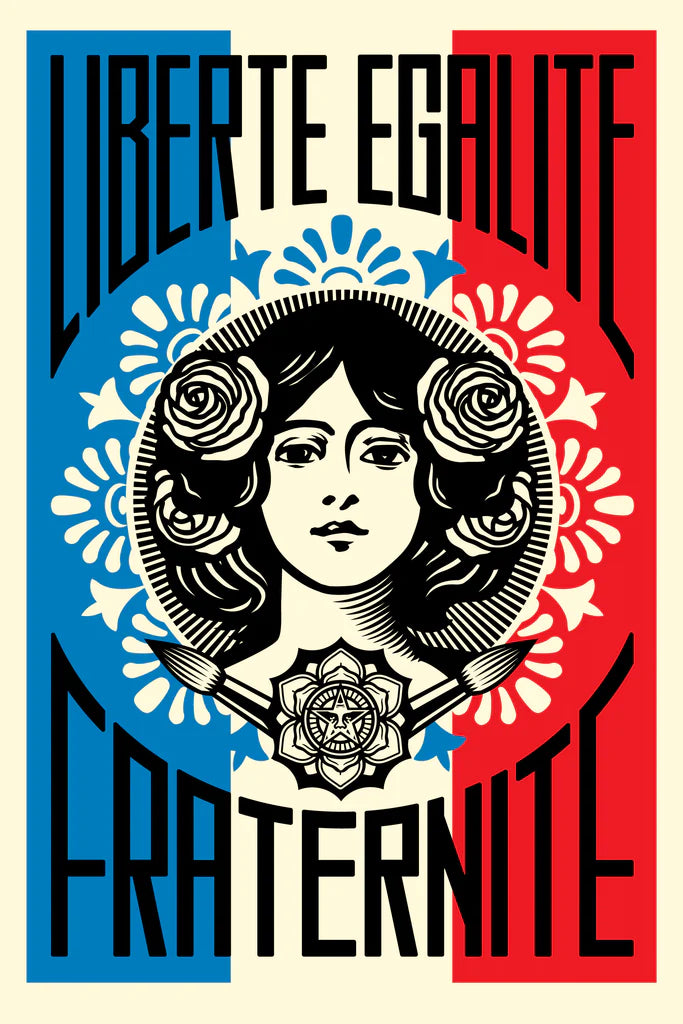 Liberté Egalité Fraternité (signed) - Smolensky Gallery