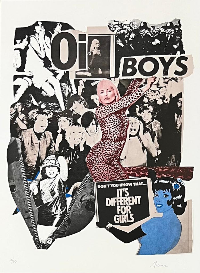 Oi Boys Don't You Know That It's Different For Girls (Pink) - Smolensky Gallery