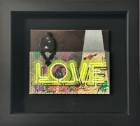 'Love is the light' Original £10 Green edition of one - Smolensky Gallery