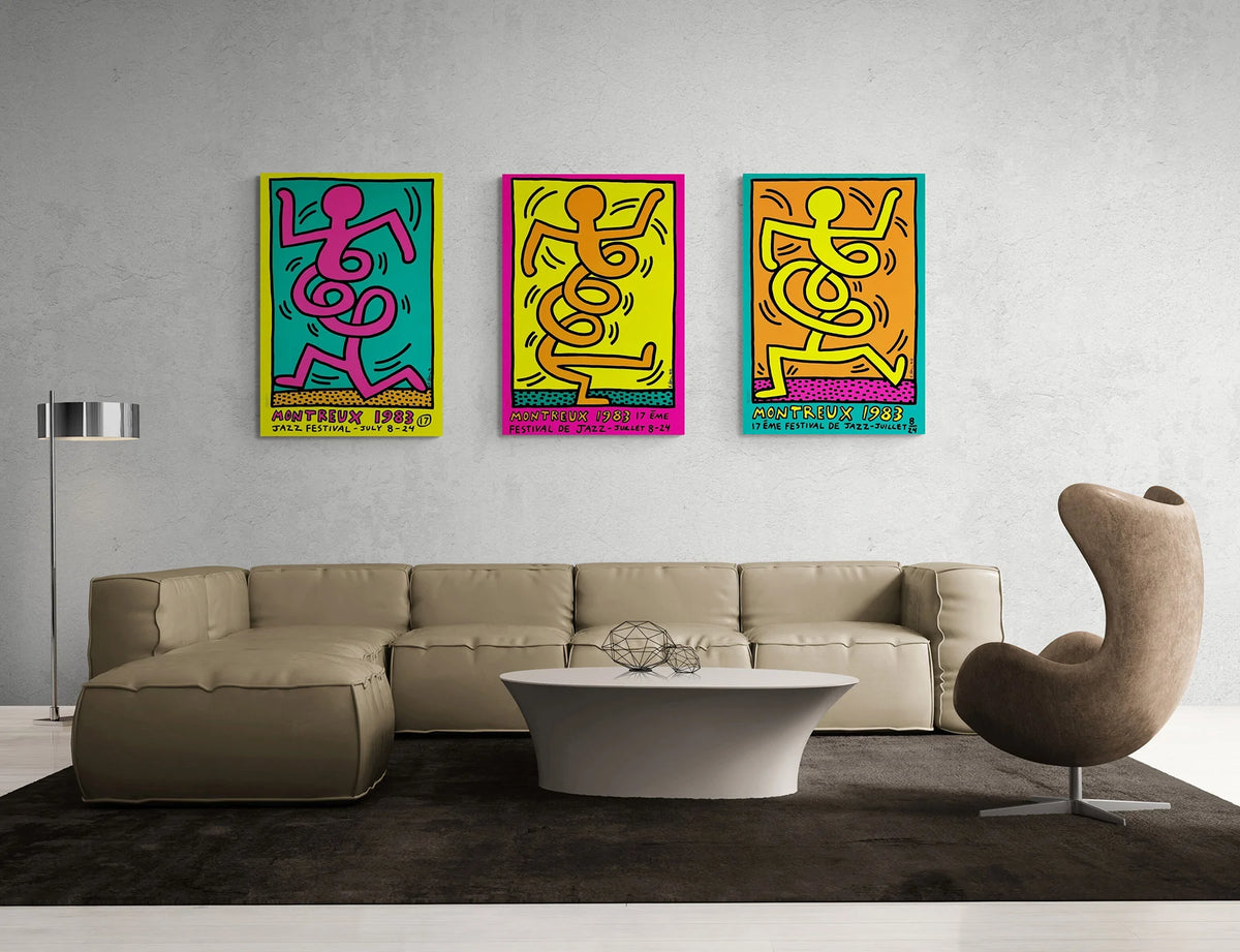 Keith Haring, Montreux, Jazz Festival, 1983 (Full Set) - Smolensky Gallery