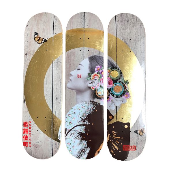 Patience New Rose Skateboard Trio - Smolensky Gallery