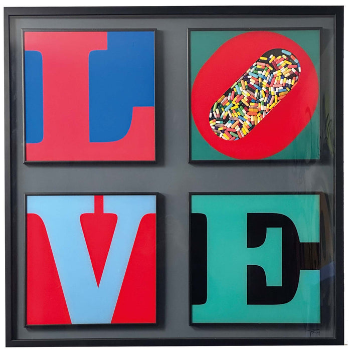 'Love is a drug' quad edition - Smolensky Gallery